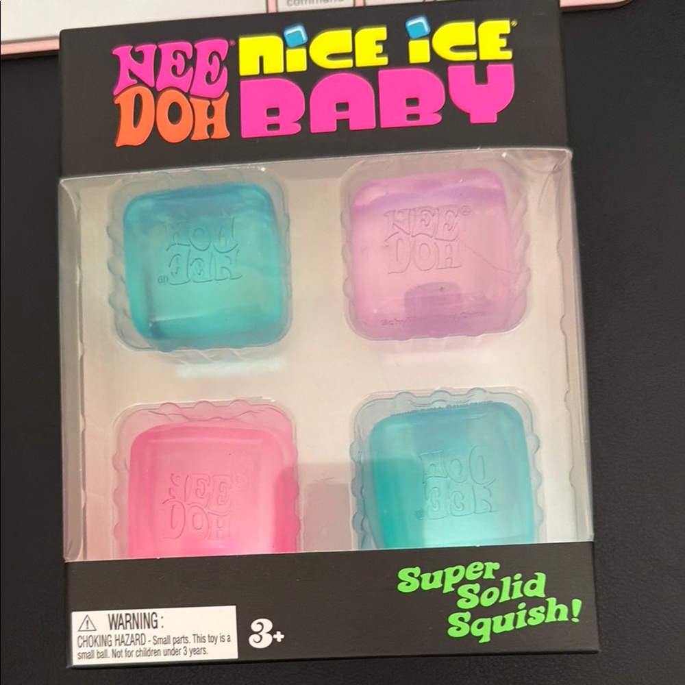 Nice Ice Baby Super Solid Squish Pack - Pastel Pink & Pastel Blue